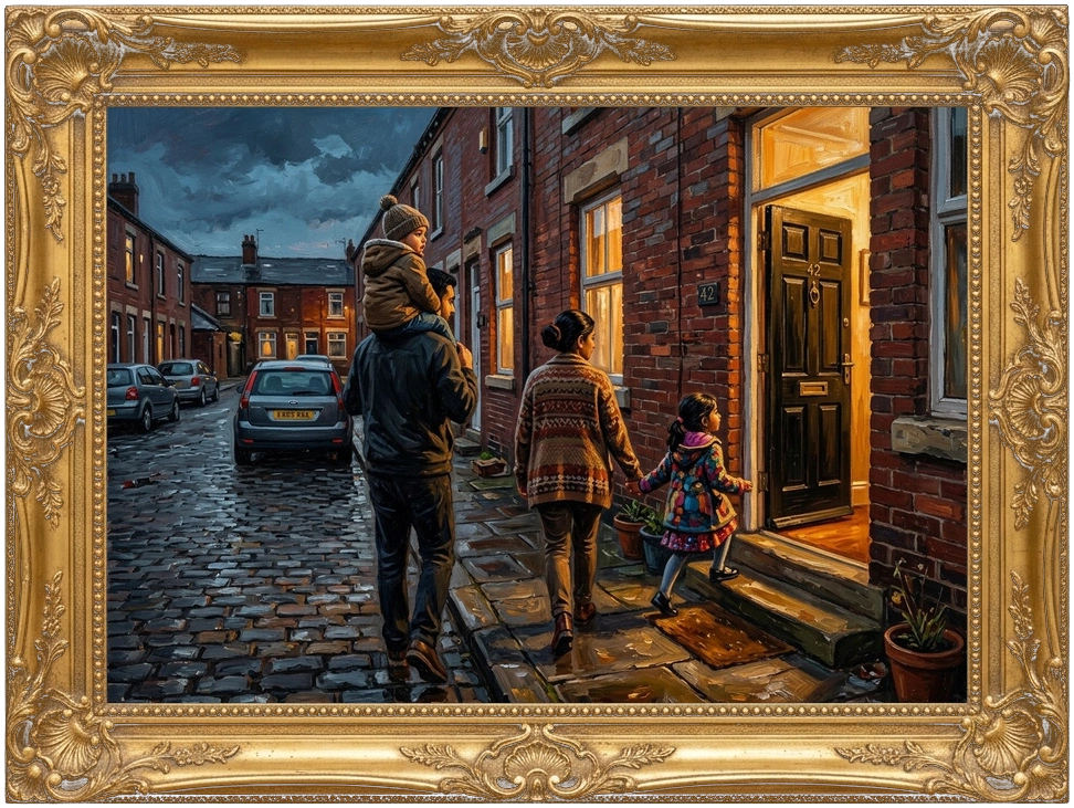 Imran, Sukhvinder and Family in Harehills, Leeds